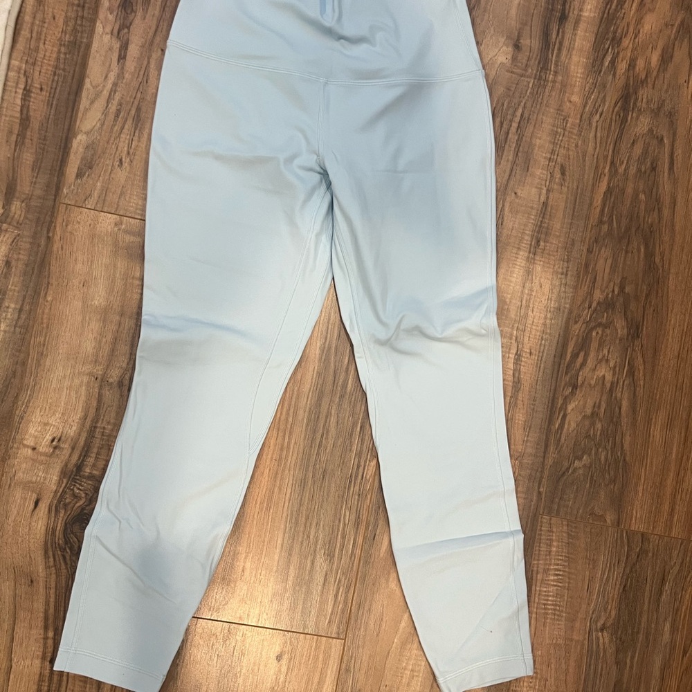 Light Blue High-Waisted Leggings lululemon align 23” long double lined